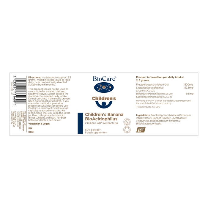 Children's Banana BioAcidophilus 60g