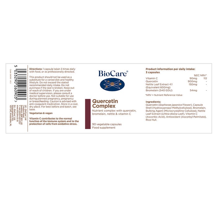 Quercetin Complex 90 Capsules