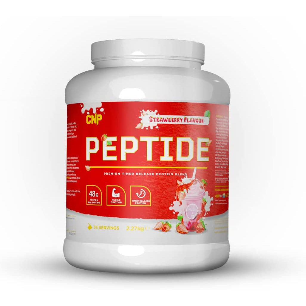 CNP Pro Peptide micellar casein and native whey protein powder

