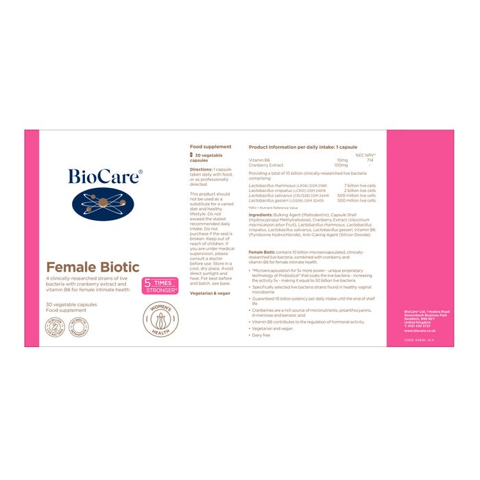 Female Biotic 30 Capsules