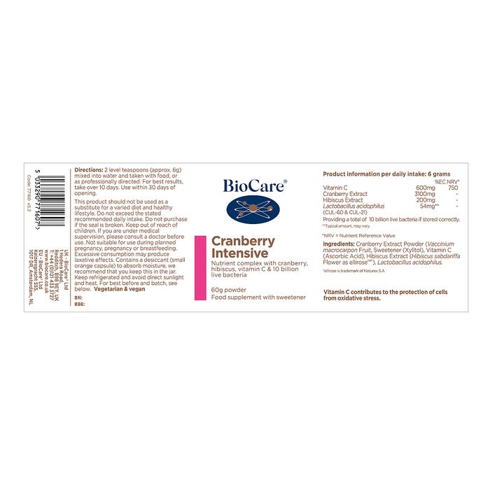 Cranberry Intensive 60g