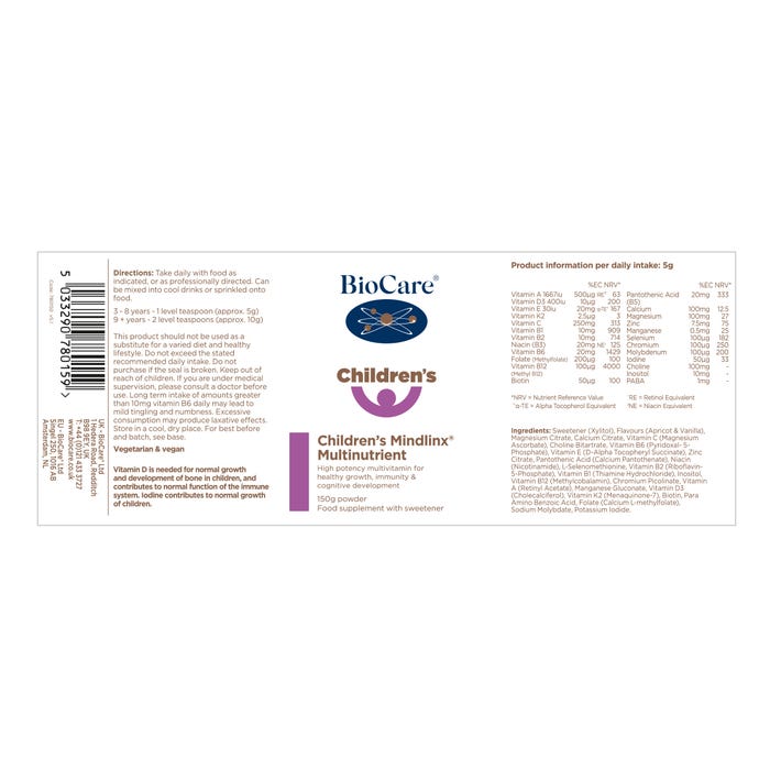 Children's Mindlinx® Multinutrient 150g