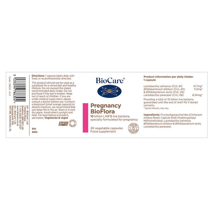 Pregnancy BioFlora 30 Capsules