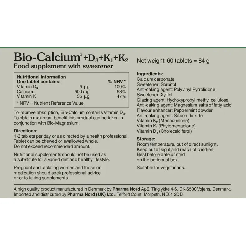 Bio-Calcium+D3+K1+K2