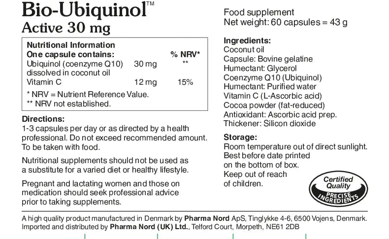 Bio-Ubiquinol 30mg