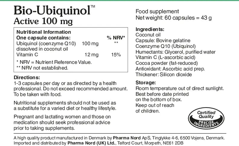 Bio-Ubiquinol 100mg