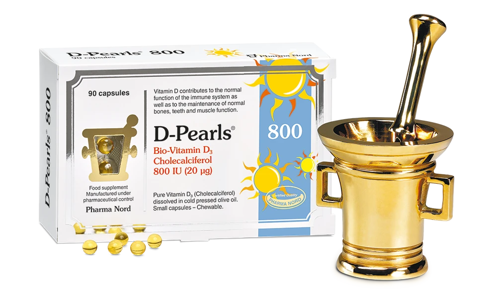 D-Pearls 800IU 20mcg