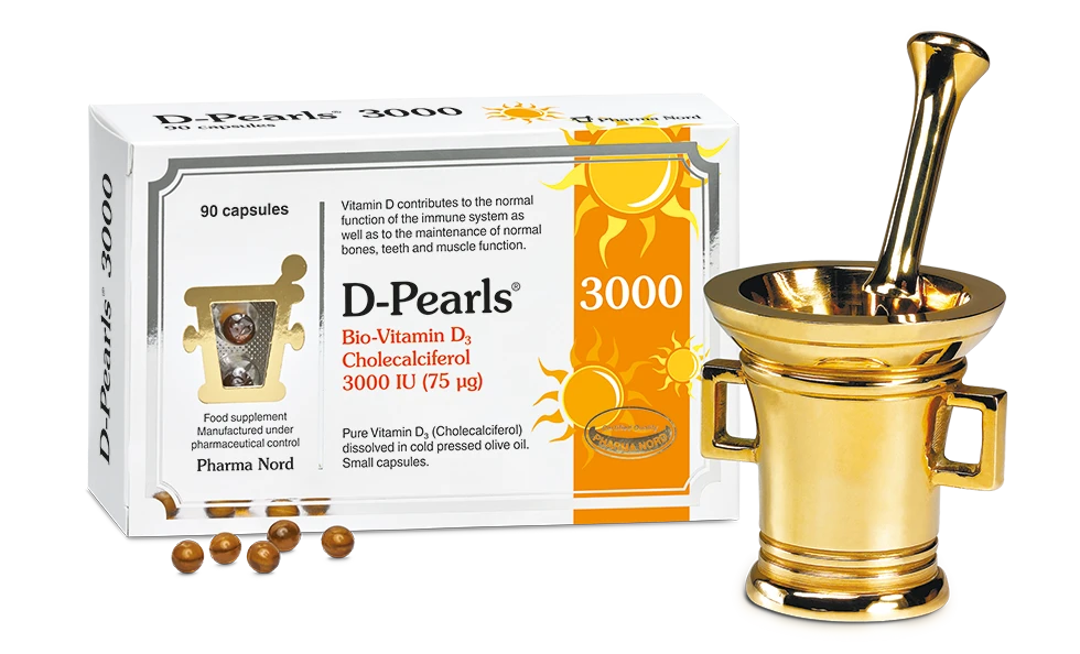 D-Pearls 3000IU 75mcg