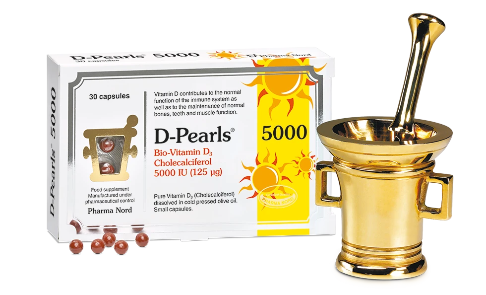 D-Pearls 5000IU 125mcg